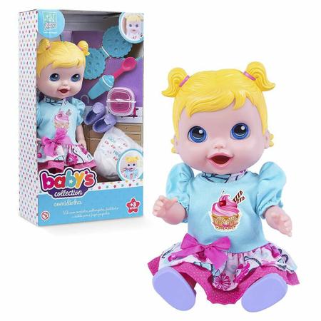 Imagem de Boneca Bebê Come E Faz Caquinha Coleção Baby Super Toys