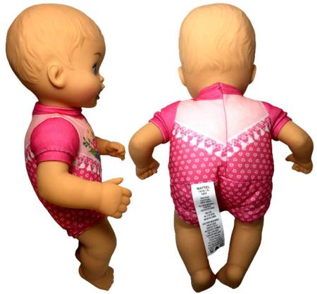 Boneca Bebê Menina Baby Little Mommy Recém Nascida - Roupa Rosa