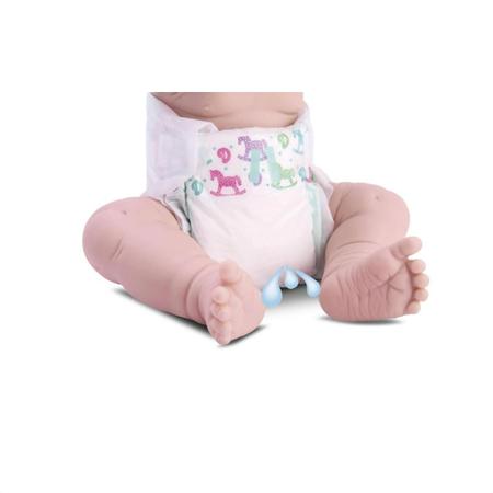 Imagem de Boneca Bebê Newborn Faz Xixi C/ Mamadeira E Chupeta 36 Cm