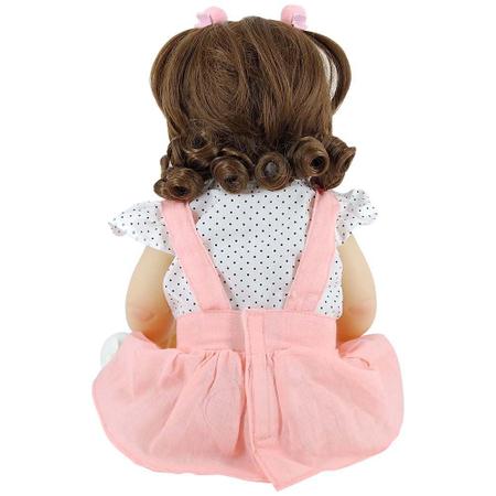 Boneca Bebê Reborn Laura Baby Agatha 100% Silicone