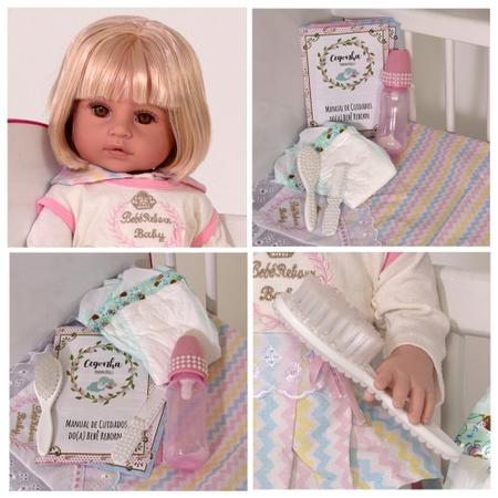 Boneca Bebe Reborn 100% Silicone na Magazine Luiza - Cegonha Reborn Dolls -  Bonecas - Magazine Luiza