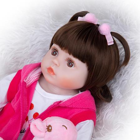 Bebe Reborn Original Girafinha Menina 100% Silicone 48cm Pode dar Banho -  Produtos Importados Brasil - Qualidade, Preço Baixo e Frete Grátis!