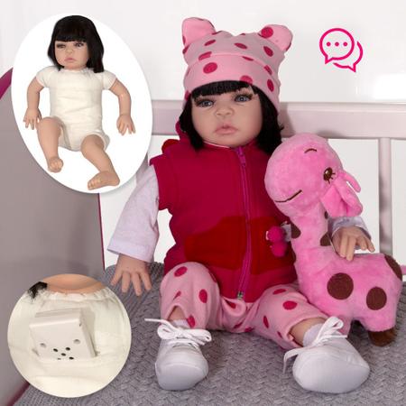 Boneca Bebe Reborn 52cm Enviamos Hoje Magazine Luiza - Cegonha Reborn Dolls  - Bonecas - Magazine Luiza