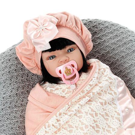 Boneca Bebe Reborn Princesa Rosa Poa Cegonha Reborn Dolls - USA Magazine