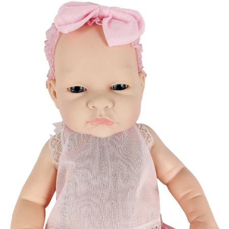 Boneca Bebê Reborn Anjo Com Macacão e Acessórios Coleção