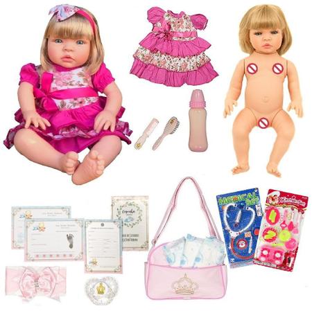 Boneca Bebe Reborn Corpo Vinil Barato