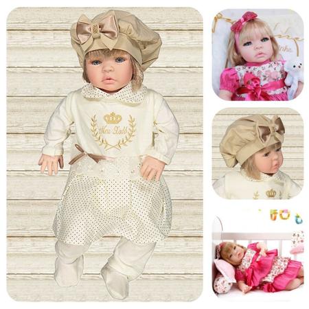 Boneca Bebe Reborn Barata Menina Loira 23 Acessorios De Luxo - Cegonha  Reborn Dolls - Boneca Reborn - Magazine Luiza