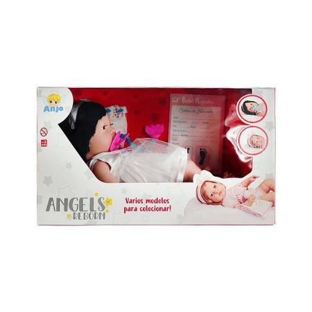Boneca Bebe Reborn Batizado 43cm Marca Brand Anjo Brinquedos Bonecas Magazine Luiza