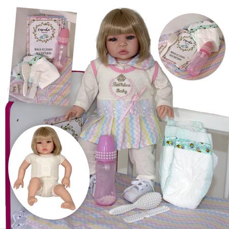 Boneca bebê Reborn Ana Julia 2 autentica com corpo inteiro - Baby Dolls -  Bonecas - Magazine Luiza