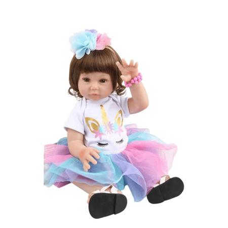 Boneca Bebê Reborn Laura Baby Babi 472 - Shiny Toys - Boneca Reborn -  Magazine Luiza