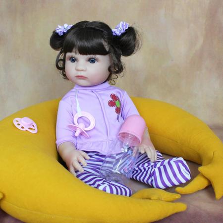 boneca bebe reborn corpo silicone pode dar banho - bzdoll - Boneca Reborn -  Magazine Luiza