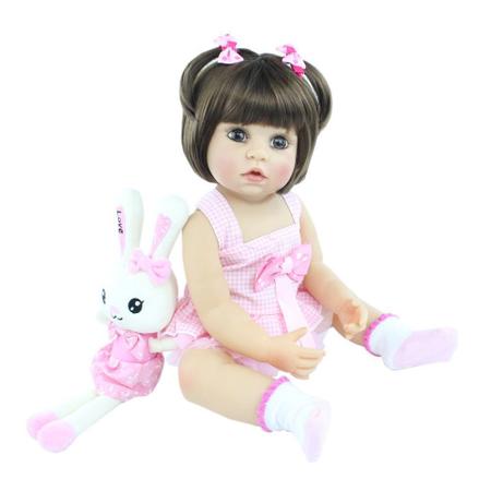 boneca bebe reborn corpo silicone pode dar banho - bzdoll - Boneca Reborn -  Magazine Luiza