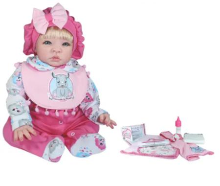 Boneca realista tipo bebe reborn yasmin 1172 sid nyl