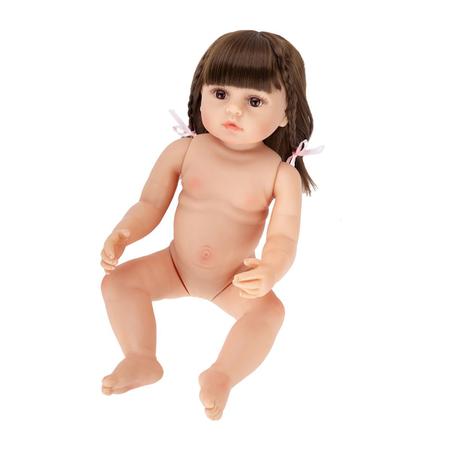 Bebê Reborn Sapinho Boneco Realista Brastoy Silicone Completa Chupeta  Mamadeira Roupa e Pelúcia - Bonecas - Magazine Luiza