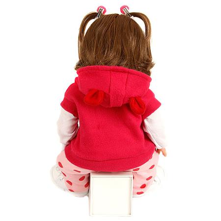 Bebe Reborn Girafinha Silicone-Doll 48cm - Escorrega o Preço