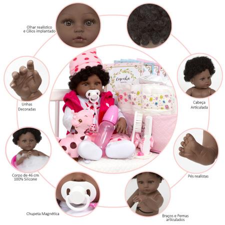 Bebe Reborn Gêmeos Casal Pandinha Girafinha Baby Com Itens - Chic Outlet -  Economize com estilo!