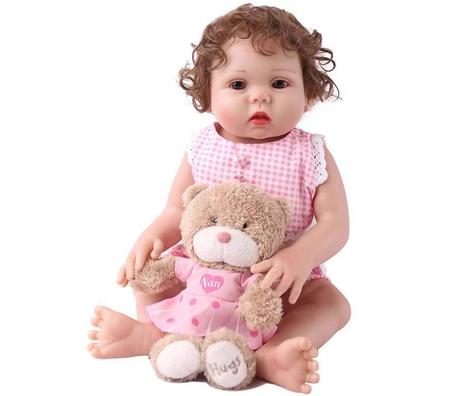Boneca Bebê Reborn - Laura Baby - Lara - Vinil - Shiny Toys - D'Or Mais  Saúde