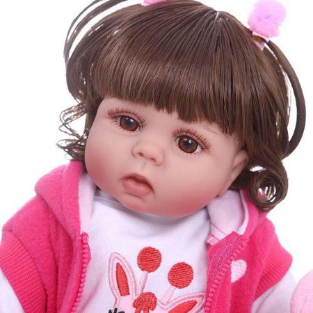 Boneca Bebê Reborn - Laura Baby - Mini Davi - Vinil - Shiny Toys