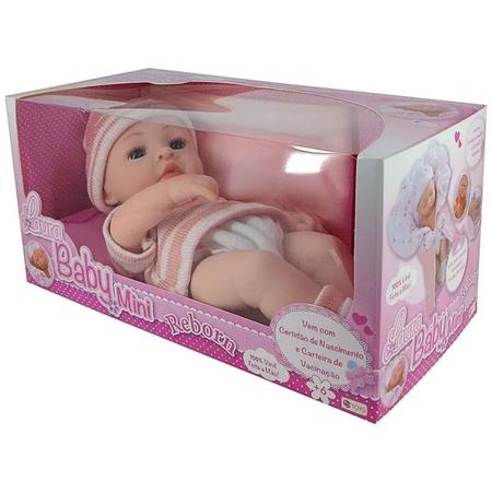 Boneca Laura Baby - Lucca - Reborn - Shiny Toys - superlegalbrinquedos