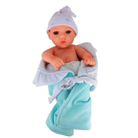 Boneca Bebe Reborn Laura Baby Mini Jolie 100% Vinil-Shiny Toys - Brinquedos  é na Bmtoys