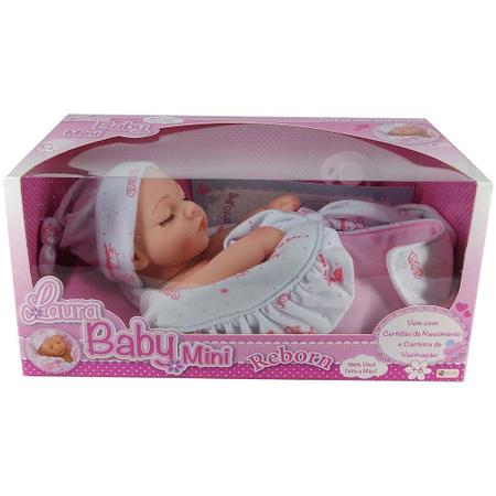 Boneca Bebe Reborn - Laura Baby Sweet - Jasmine TERRACO