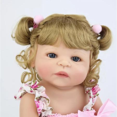 Zwbfu Desdobrar boneca reborn de 22 polegadas de silicone de corpo inteiro  Boneca de banho fofa boneca com linda roupa floral e brinquedo de coelho  com o Melhor Preço é no Zoom