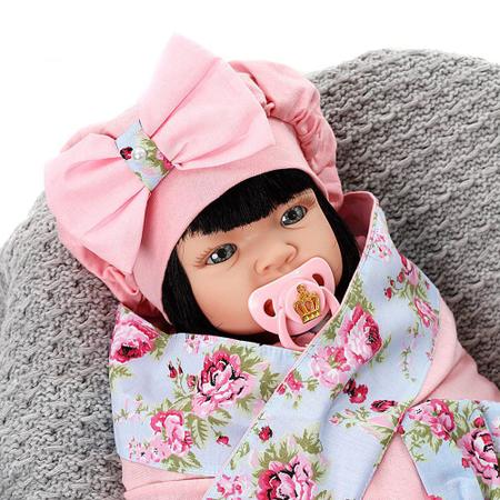 Boneca Bebe Reborn Yasmin Linda Flor Cegonha Reborn Dolls Mais 24  Acessórios 48cm - Chic Outlet - Economize com estilo!