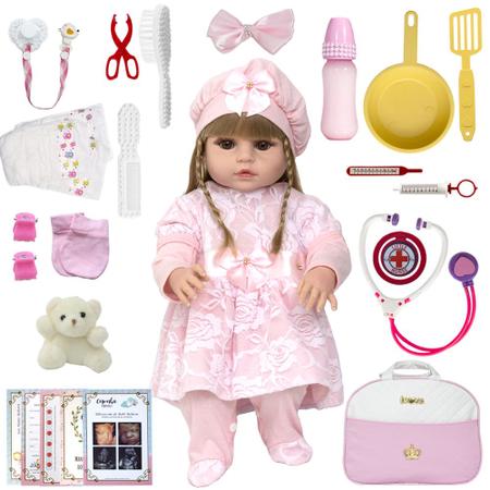 Bebe Reborn Pode Dar Banho Boneca Bolsa itens - Cegonha Reborn Dolls -  Bonecas - Magazine Luiza