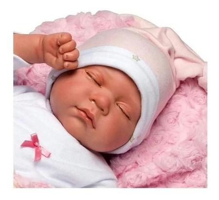 Boneca Bebê Reborn Menina 2031 - Brink Model - nivalmix
