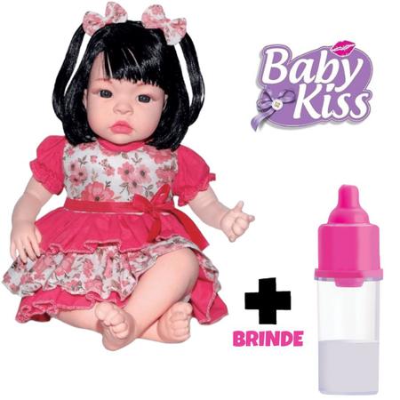 Boneca Bebê Reborn Menina Pandinha Babi Corpo 100% Vinil - TRENDS  Brinquedos