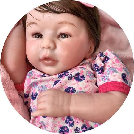 Bebê Reborn Menina Realista Boneca Com Enxoval - Mundo Azul e Rosa -  Bonecas - Magazine Luiza