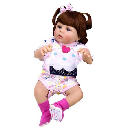 Boneca bebe reborn 55cm – Bebê Kids