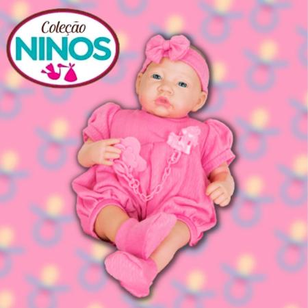 Boneca Bebê - Reborn - Ninos Pesadinho - Menina - Cotiplás