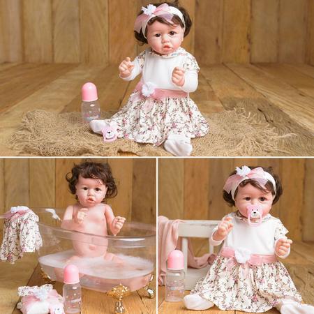 Boneca bebê Reborn Ana Julia 2 autentica com corpo inteiro - Baby Dolls -  Bonecas - Magazine Luiza