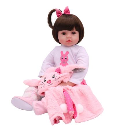 Compra online de Novo estilo bebê reborn boneca macio vinil pano