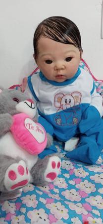 Boneca Bebê Reborn Menino Baby Dolls Jhonan em Promoção é no Buscapé