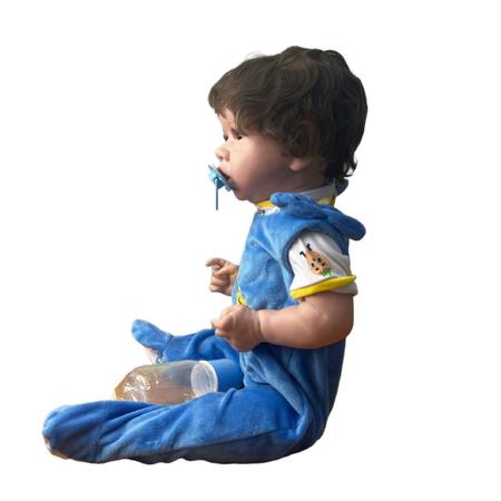 48cm full silicone reborn baby dolls boy girl bebe reborn menino