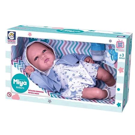 Boneca Reborn Menino Bebe Recem Nascido Pagão Azul Escuro - ShopJJ -  Brinquedos, Bebe Reborn e Utilidades