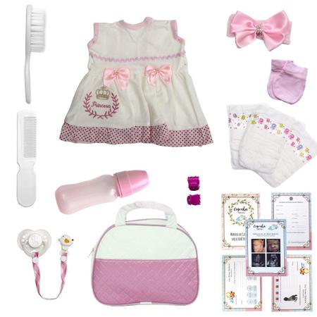 Boneca Bebe Reborn Realista Morena Boneca Kawaii + 23 Itens - Cegonha  Reborn Dolls - Bonecas - Magazine Luiza