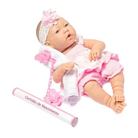 Imagem de Boneca Bebe Reborn Ninos Cotiplas 38cm