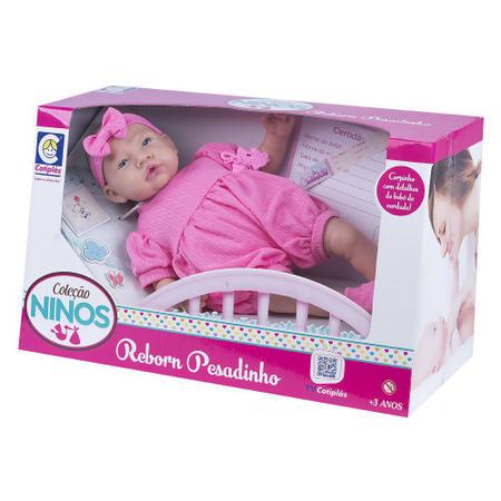 Boneca Bebe Reborn Ninos Cotiplas 38cm - Bonecas - Magazine Luiza