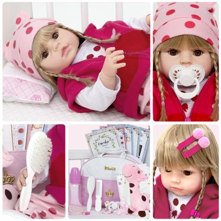 Boneca BB Reborn 100% Silicone Preço Bom Magazine Luiza - Cegonha Reborn  Dolls - Bonecas - Magazine Luiza