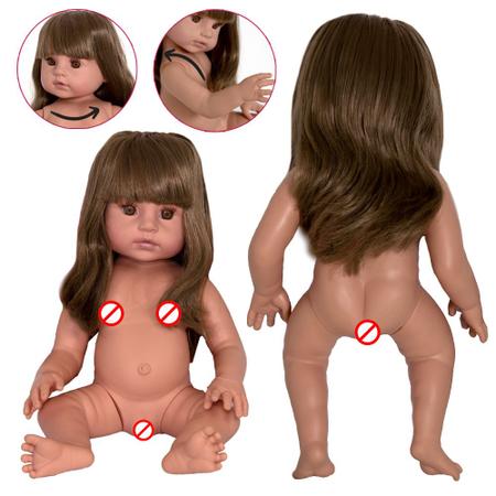 Bebe Reborn Original Silicone Barata Boneca Realista Princesa 48CM :  : Brinquedos e Jogos