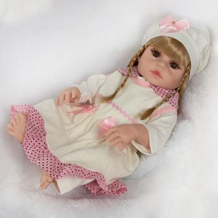 Boneca Kawaii Bebê Reborn Presente Cabelo Loiro + 22 Itens - Cegonha Reborn  Dolls - Bonecas - Magazine Luiza