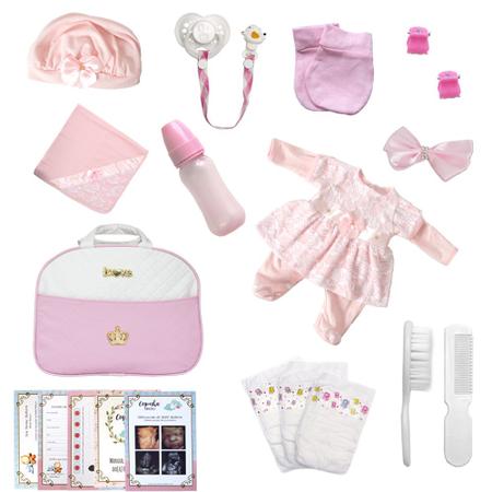 Boneca Bebê Reborn Realista 100% Silicone 20 Itens com Bolsa - Cegonha  Reborn Dolls - Bonecas - Magazine Luiza