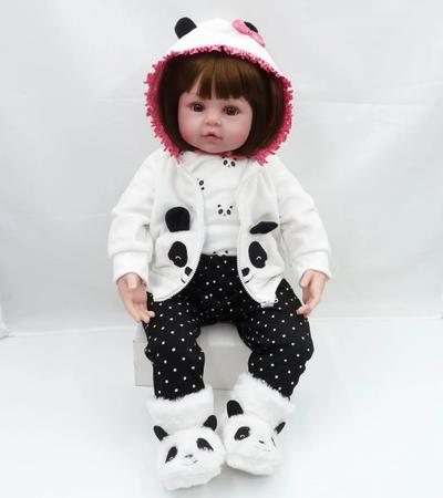 Keiumi Conjunto Roupa Roupinha Para Boneca Bebê Reborn Menina