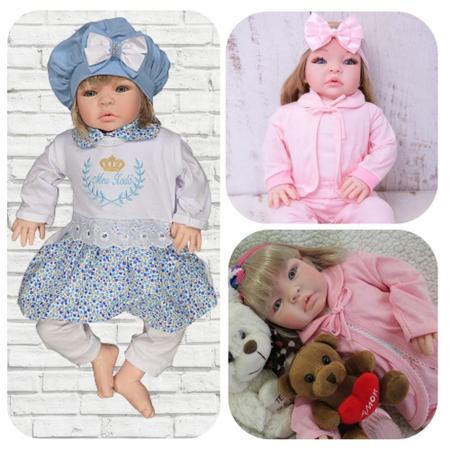 Boneca Tipo Reborn Realista 100% Silicone Princesa 52cm - Cegonha Reborn  Dolls - Bonecas - Magazine Luiza