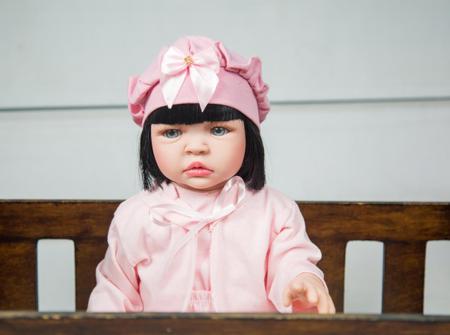 Boneca Bebê Reborn Silicone Barato Menina Bebe Original Barata
