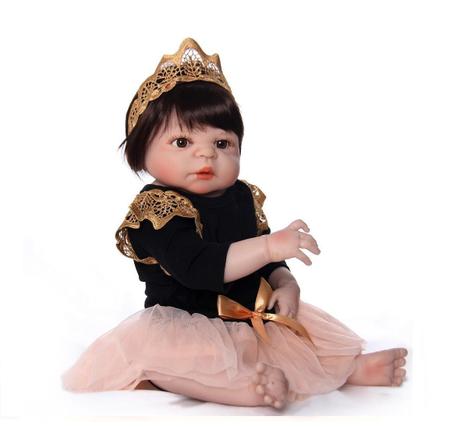 Bebê Reborn Original Silicone – Princesa – 55CM