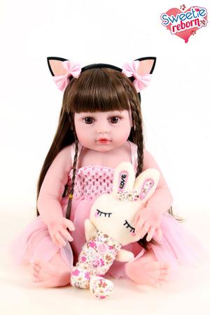 Bebê Sweetie Reborn (R) Menino Realista Silicone-doll 48cm - S3 - Bonecas -  Magazine Luiza